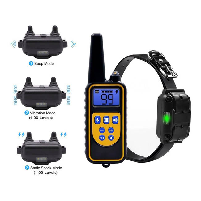 800 yards Dog Training Collar with Wireless Remote WaterProof&Rechargeable