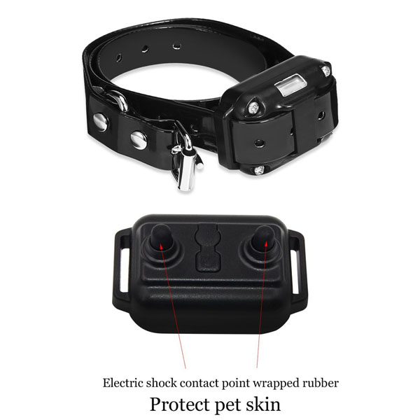 Dog Training Collar with 800 yards Wireless Remote WaterProof&Rechargeable for 2 dogs